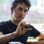 Geraint Thomas hablando