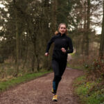 Stephanie Davis corriendo