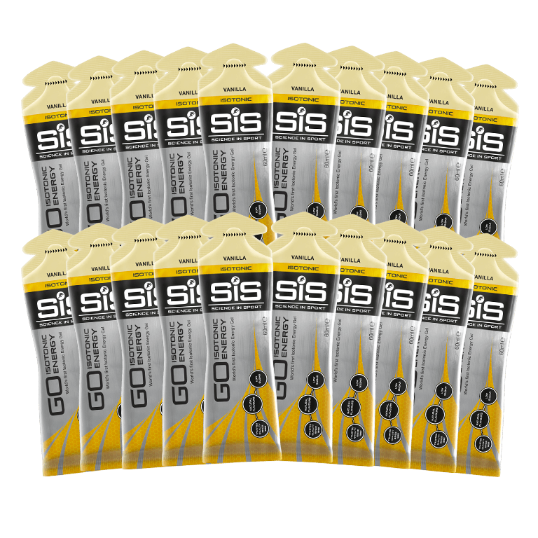 GO Isotonic Energy Gel  - 20 Pack (Vanilla)