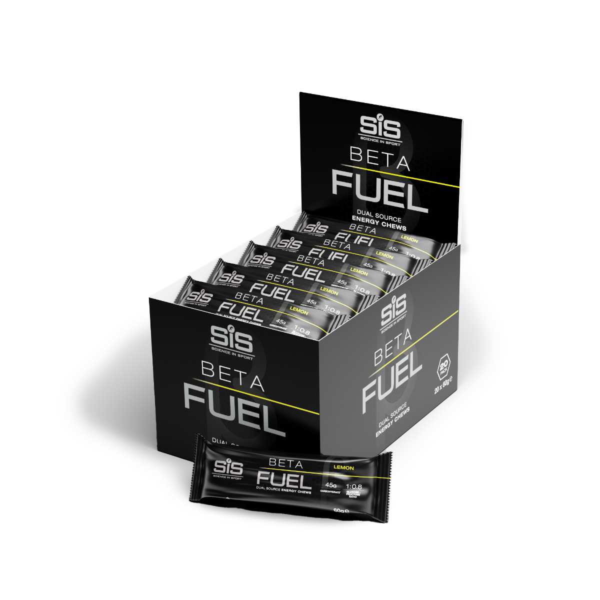 Beta Fuel Energy Chew - 20 paquets - Citron