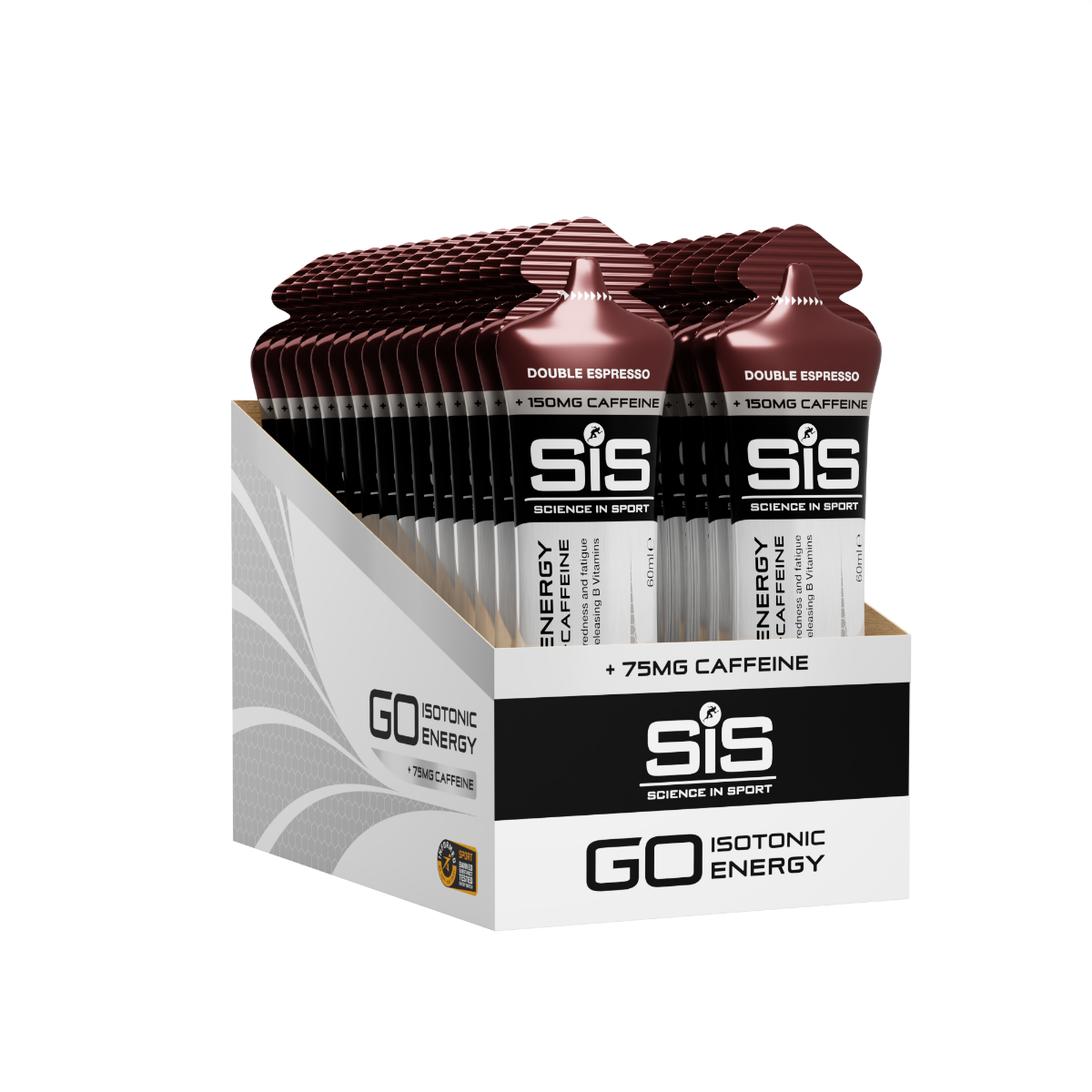 Geles GO Energía Isotónica + Cafeína