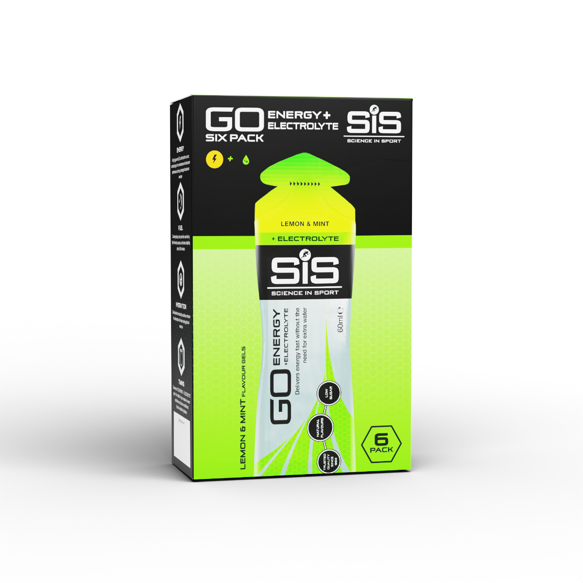 Gels GO Energy + Electrolyte - Pack de 6