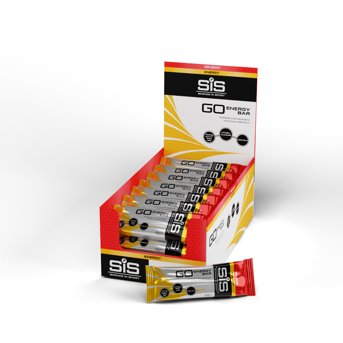  GO Energy Bar Mini - 30 Pack - Red Berry