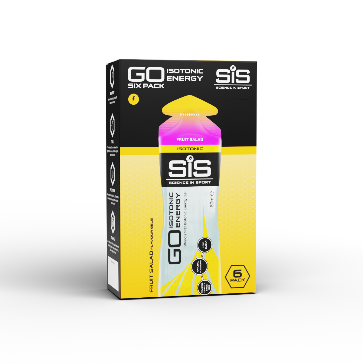 GO Isotonic Gel Energético Ensalada de Frutas 6 Pack