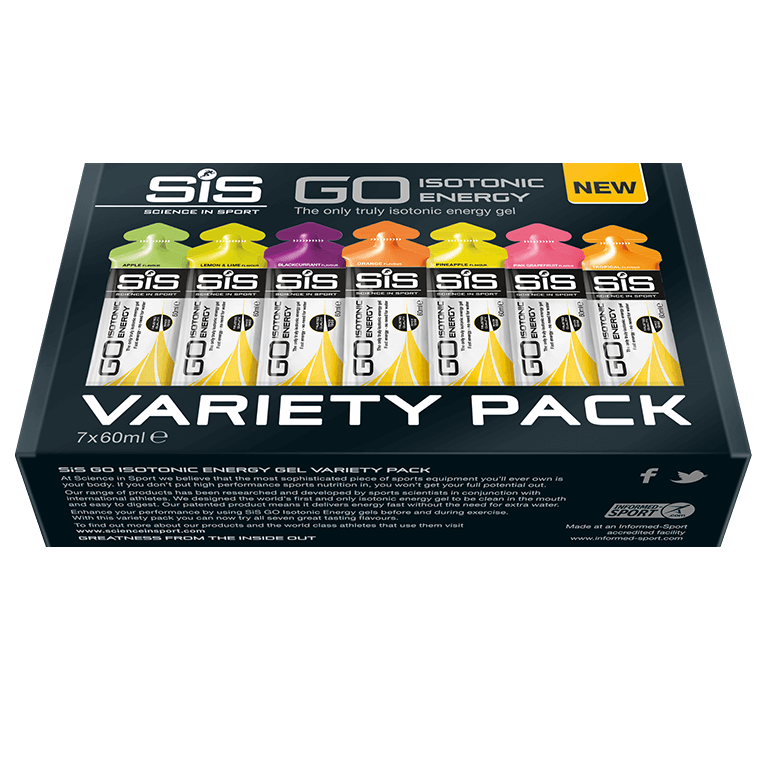 GO Isotonic Energy Gel Variety - 7 Pack