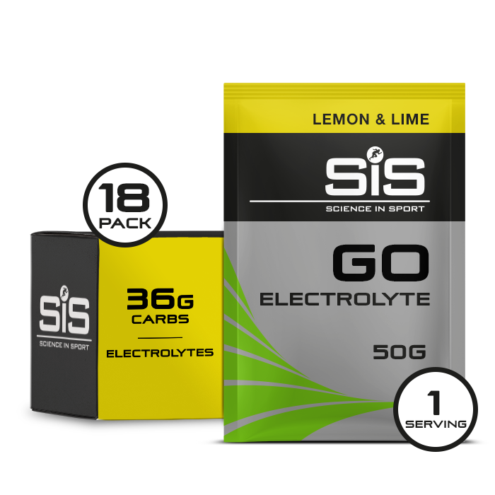 GO Electrolyte Lemon Lime Packets 18 Pack