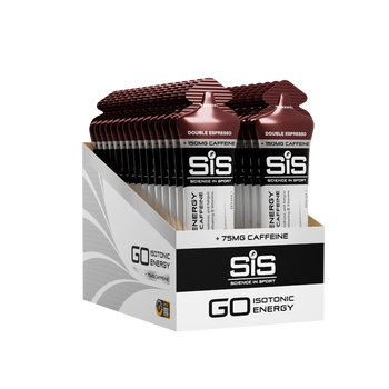 GO Energie + Koffein Gel - 30er Packung - Doppelter Espresso