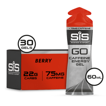 GO Energy + Caffeine Gel - 30 Pack (Beere)