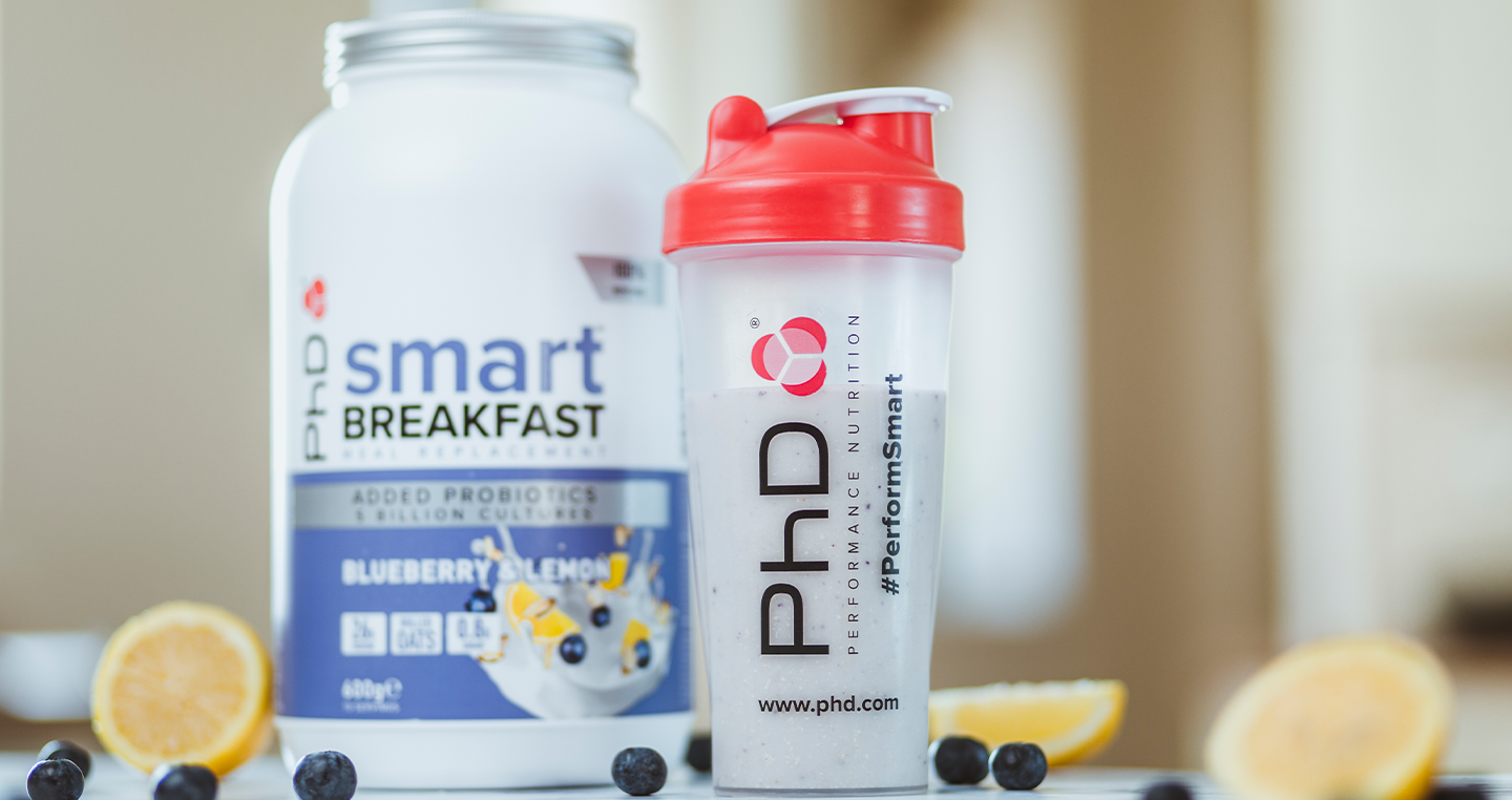 PhD Smart Breakfast Shake in Blueberry & Lemon