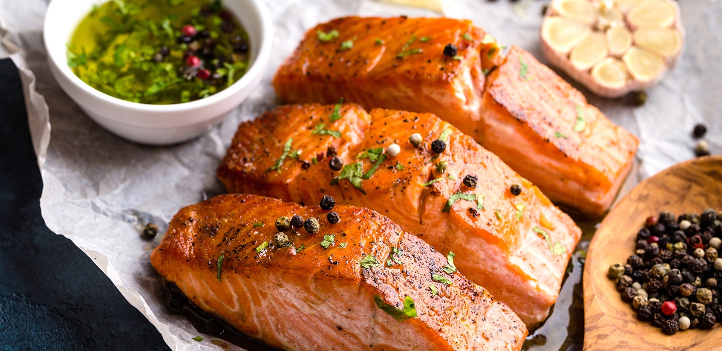 cooked salmon