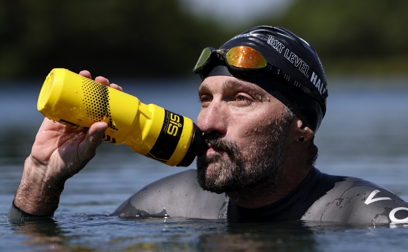 Tim Don drinking in water