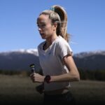 Eilish McColgan corriendo con beta fuel gel