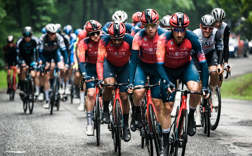 INEOS Grenadiers cycling as a team