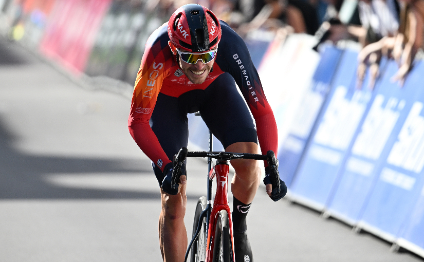 Ineos rider cycling