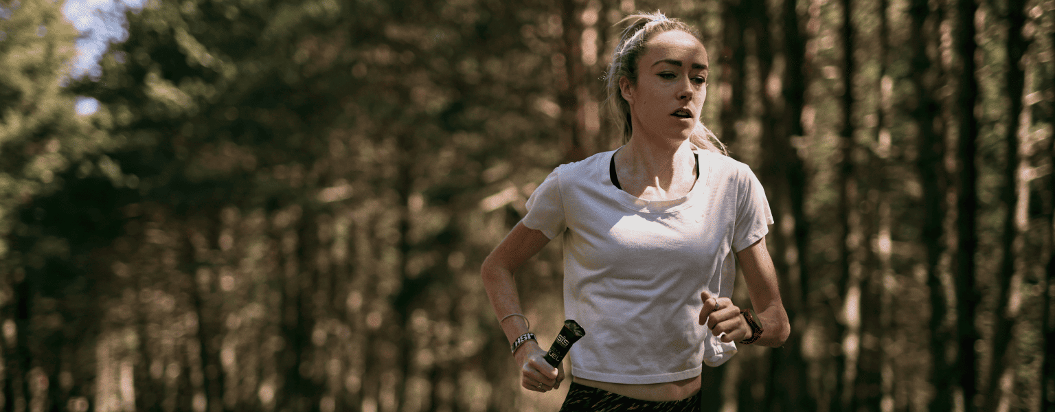 Eilish training on the road with a BETA fuel