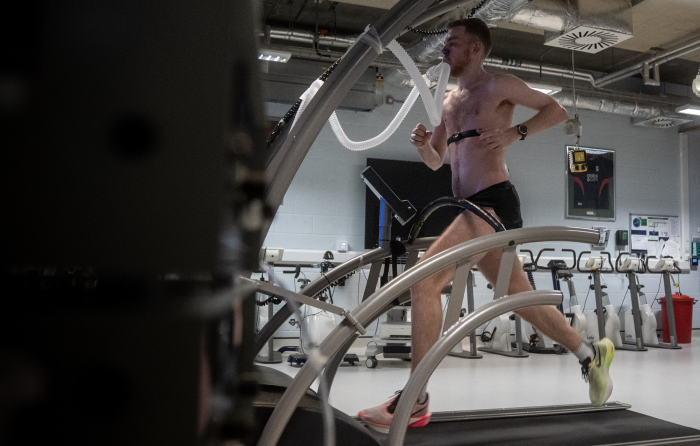 An Elite Male Athlete in the SiS Lab