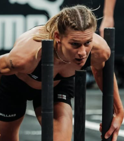 Saskia Millard in HYROX competition