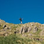 Josh Wade training for a trail ultramarathon up a mountain