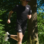 UTM runner going down hill.