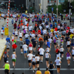 'Chicago Marathon down Columbus Drive